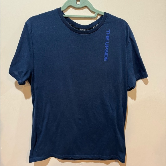 The Upside Navy Logo Tee Shirt Sz M - Picture 1 of 6